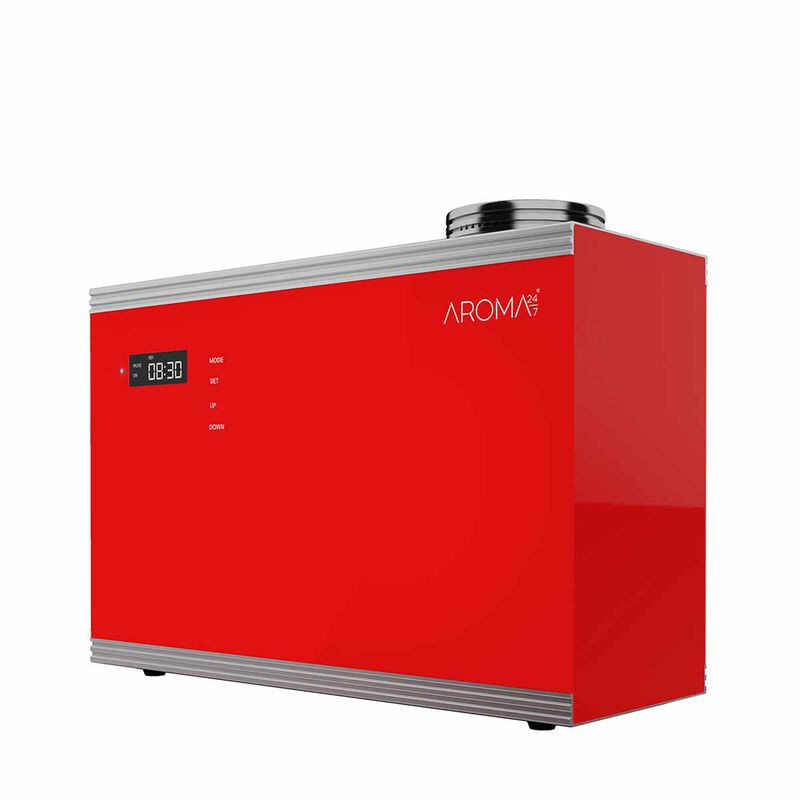aroma 24/7 scent pro aroma diffuser red