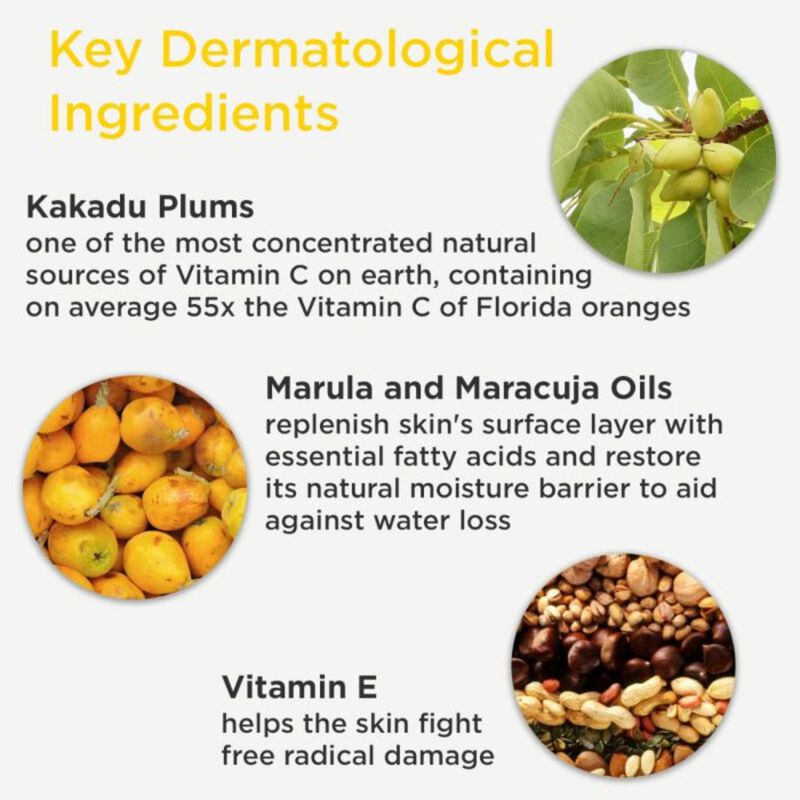 dermadoctor kakadu c 20% vitamin c e ferulic acid evening oil