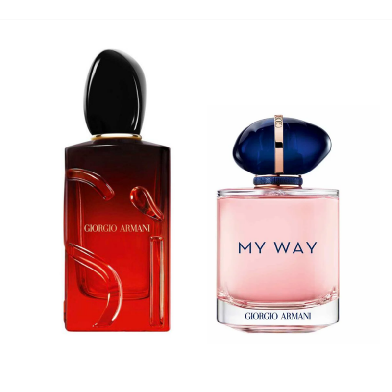 جورجو أرماني si passione intense 100ml x my way  edp 90ml