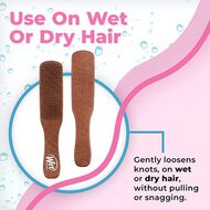 فرشاة فك تشابك الشعر للرجال من ويت براش ، بني faces فرشاة فك تشابك الشعر للرجال من ويت براش ، بني