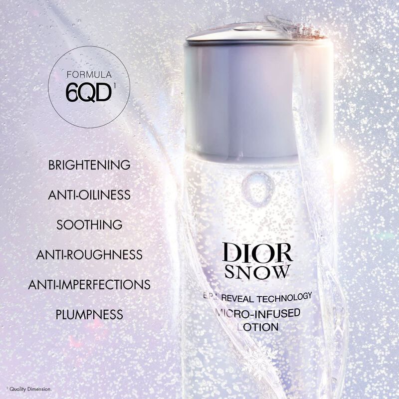 dior snow microinfused lotion
