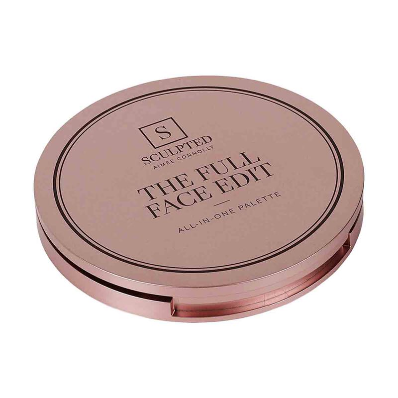 sculpted by aimee the full face edit round palette golden highlights