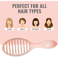 Dry Detangler Osmosis Collection - Coral Unisex Hair Brush faces dry detangler osmosis collection coral unisex hair brush