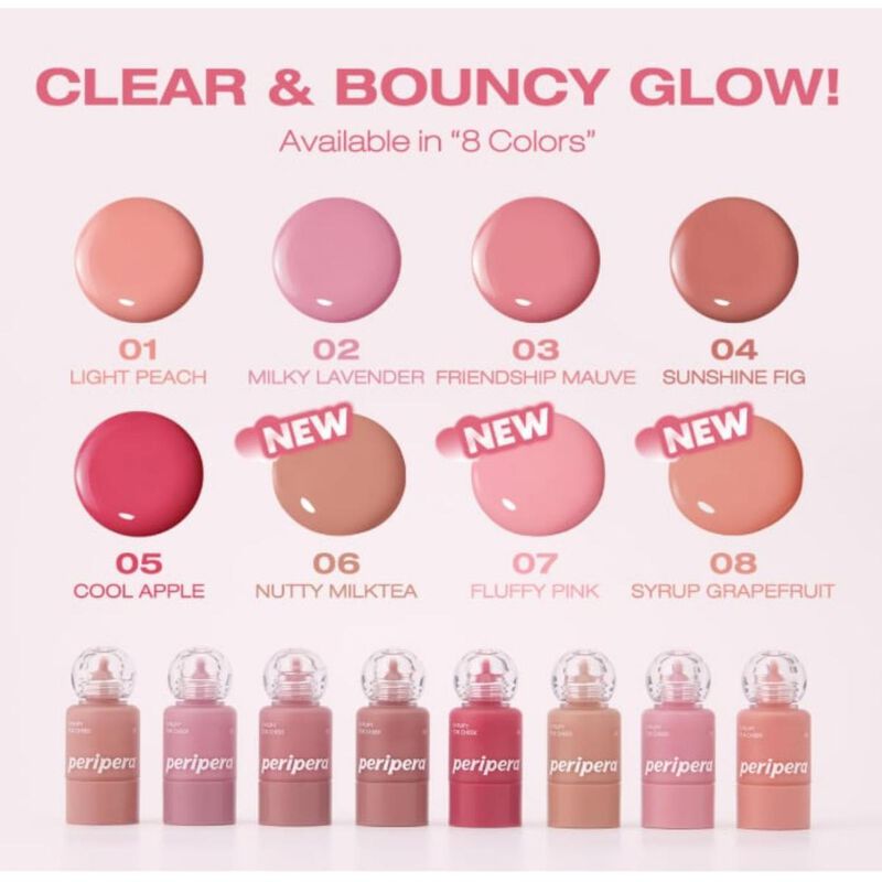 peripera syrupy tok cheek 001 light peach