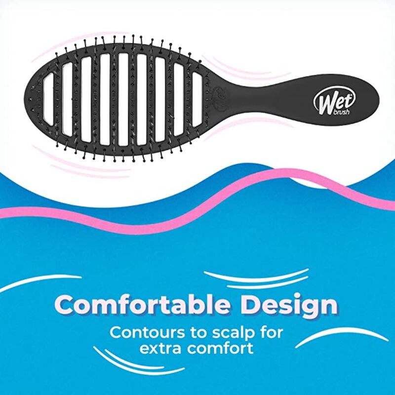 wet brush speed dry detangler black