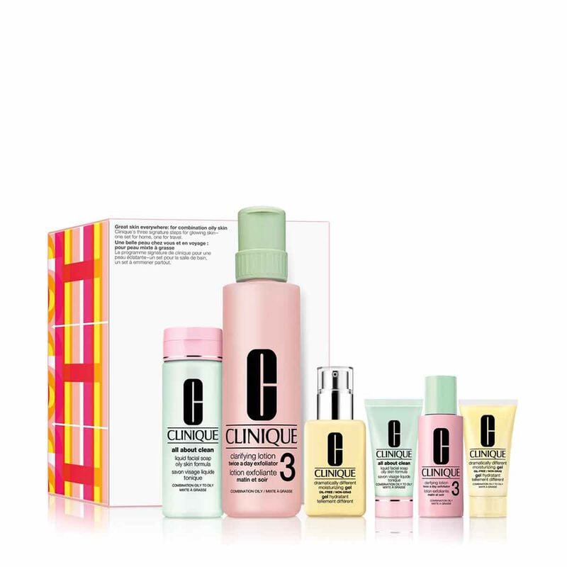 clinique clinique great skin everywhere skincare set