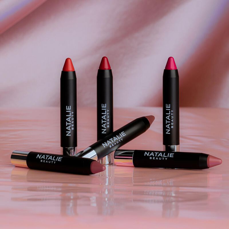 natalie beauty lip lush  silky matte lipstick