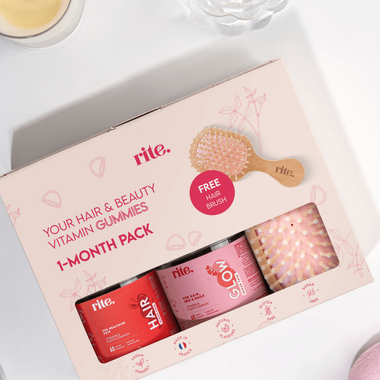 faces gift set hair glow sugar free gummies