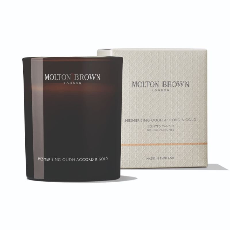 مولتون براون شمعة ساحرة برائحة العود والذهب