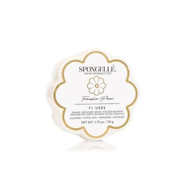 Daisy Collection Freesia Pear Body Wash Infused Spongette (7+ Uses) faces daisy collection freesia pear body wash infused spongette 7 uses