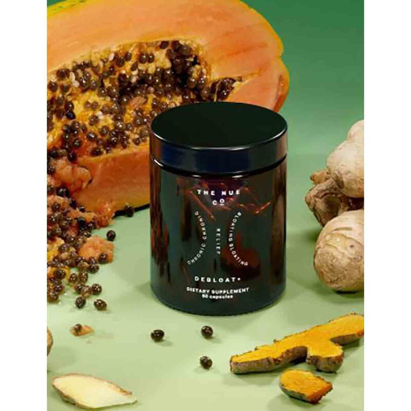 the nue co. debloat + dietary supplement 60 capsules