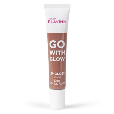 INGLOT PLAYINN GO WITH GLOW LIP GLOSS GO WITH NUDE 21 faces inglot playinn go with glow lip gloss go with nude 21