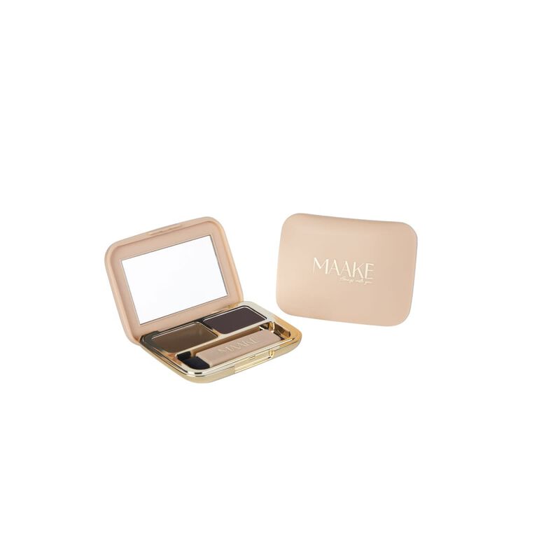 maake beauty brow and eye finishing compact