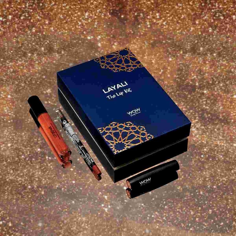 واو بيوتي ليالي مجموعة المكياج للشفاه