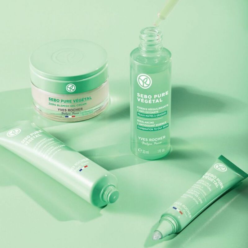 yves rocher rebalancing and antioxidant essence serum for blemishprone skin