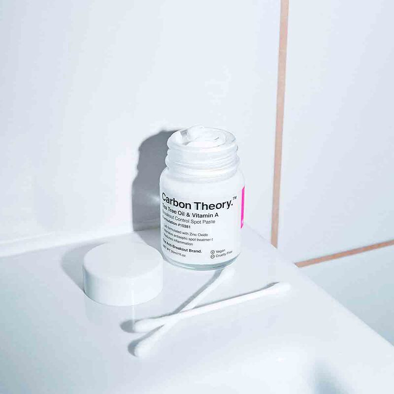 carbon theory breakout control spot paste tea tree oil & vitamin a 30ml