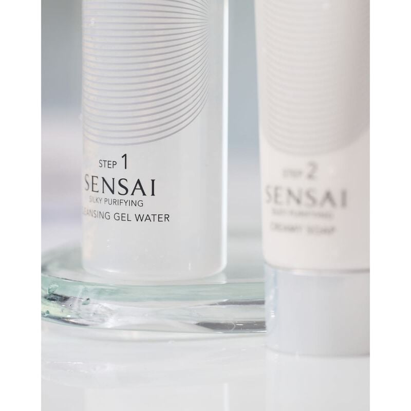 sensai silky purifying cleansing gel water