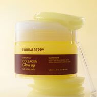 faces collagen glow up gel toner pads