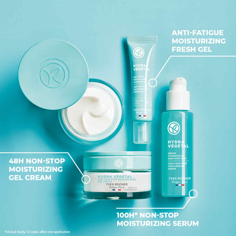 yves rocher كريم جل مرطب بدون توقف لمدة 48 ساعة 50 مل