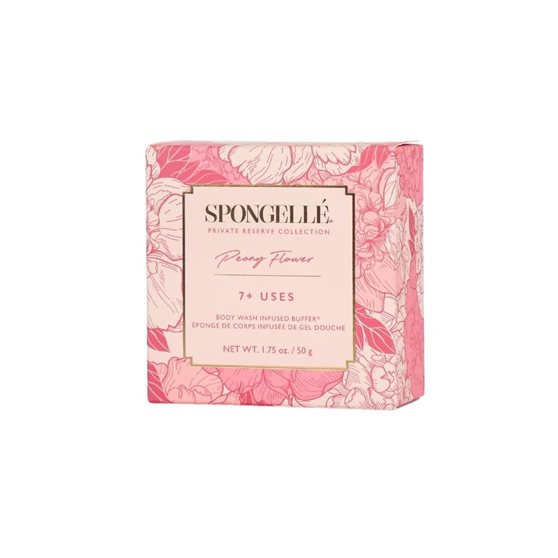 spongelle private reserve buffer peony flower body wash infused spongette (7+uses)