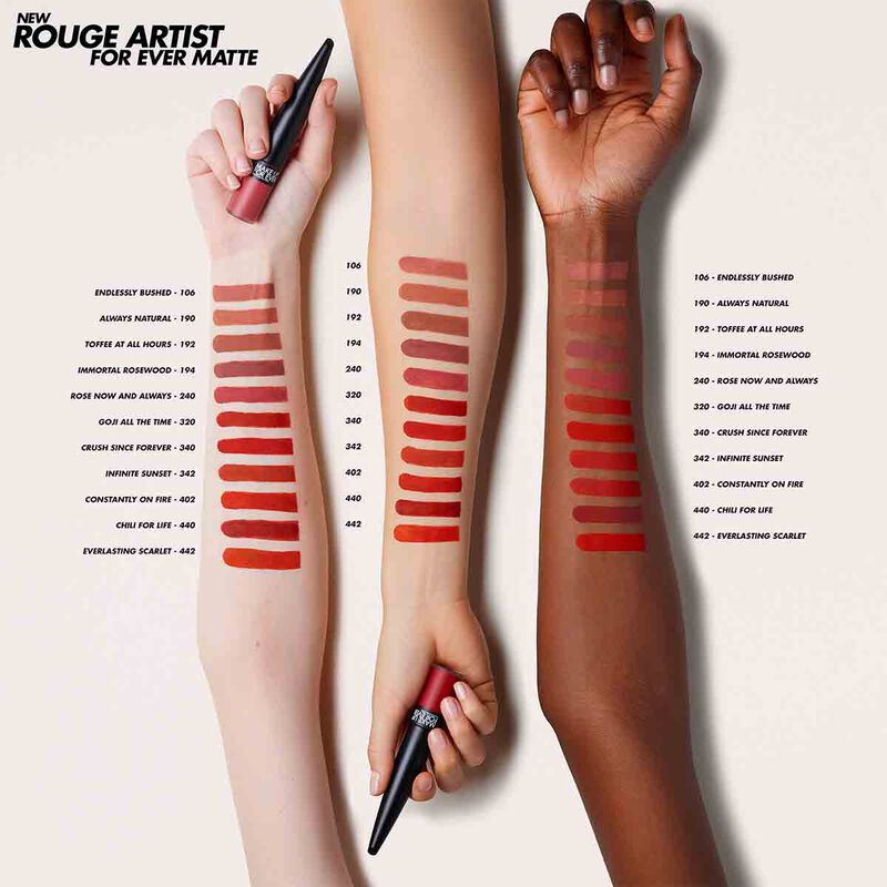 make up for ever rouge artist forever matte