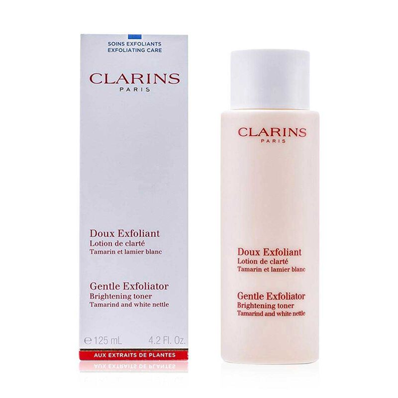 clarins gentle exfoliator brightening toner 125ml