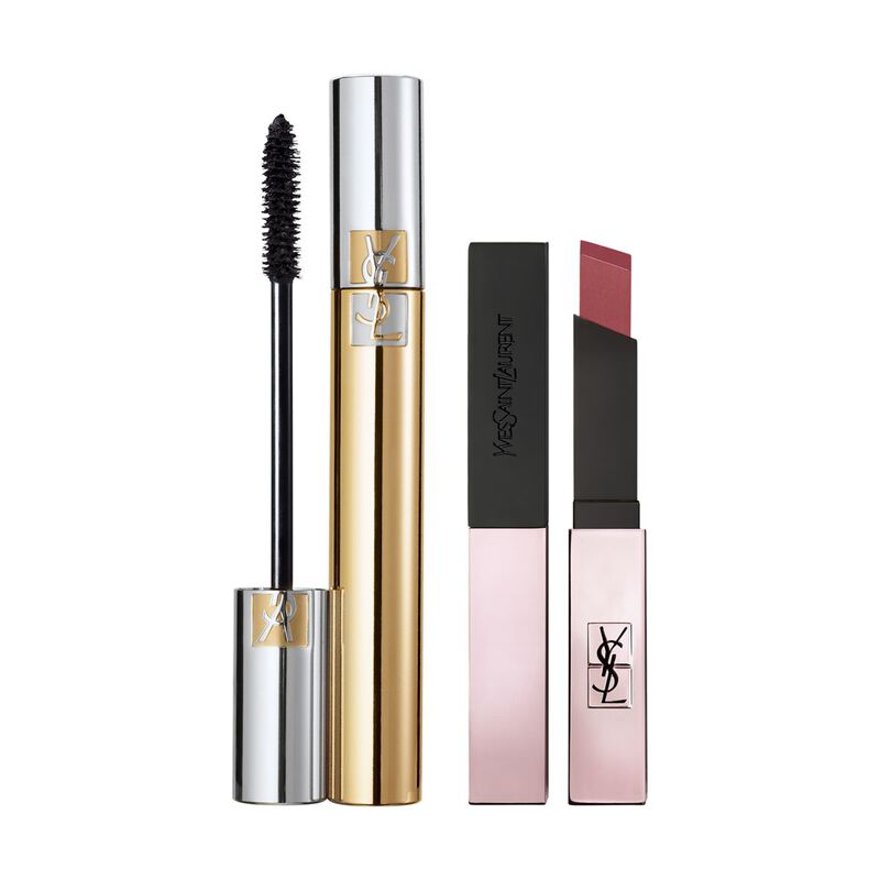 إيف سان لوران مجموعة ماسكارا فوليوم إيفيت فو سيل و أحمر الشفاه