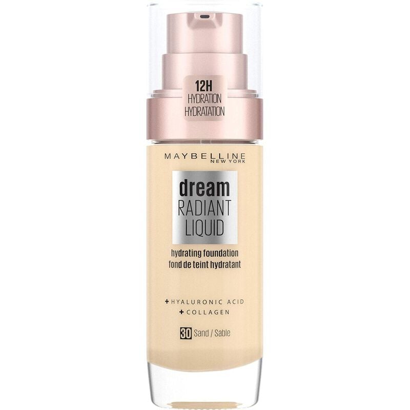 maybelline new york dream radiant liquid foundation sand 30