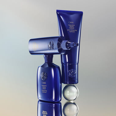 faces mirror rinse glass hair