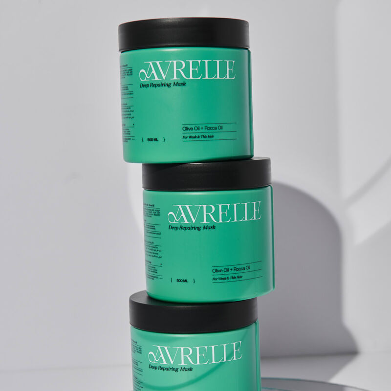 avrelle olive oil + rocca oil hair mask