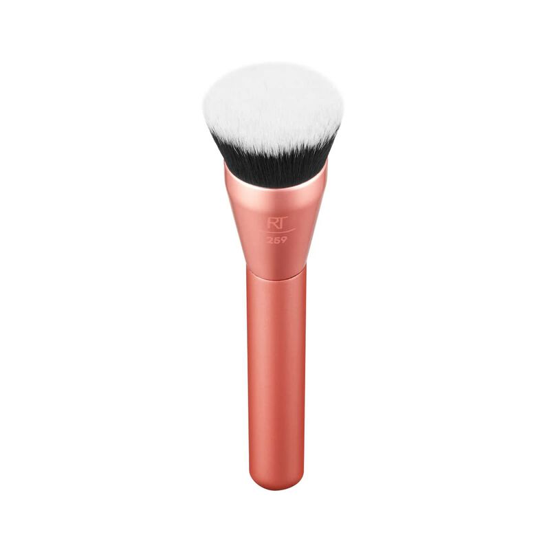 real techniques glow round base makeup brush