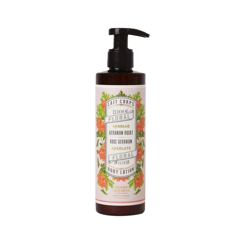 panier des sens absolutes rose geranium body lotion