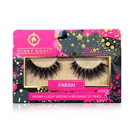 Farah Vegan Faux Mink Lashes faces farah vegan faux mink lashes