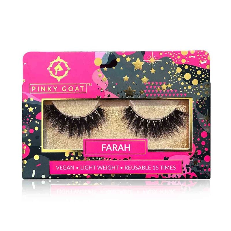 pinky goat farah vegan faux mink lashes