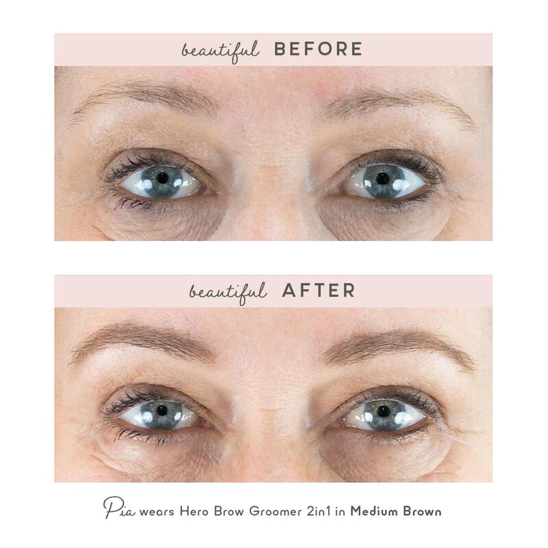 the kind collective hero brow groomer 2in1 colour & treatment