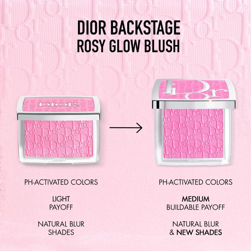 dior backstage rosy glow