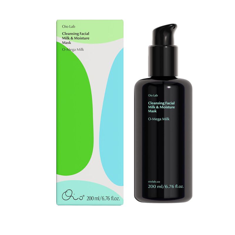 oio lab omega milk cleansing facial milk & moisture mask