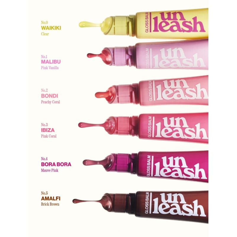 unleashia sunset dazzle gloss balm no.2 bondi