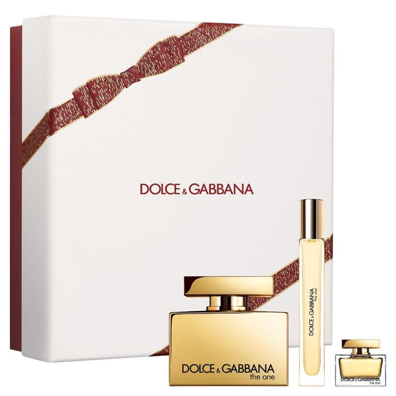 dolce & gabbana the one gold intense trio set