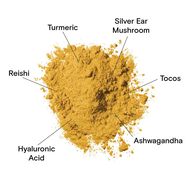 Cosmic Gold Adaptogenic Golden Latte 140g faces cosmic gold adaptogenic golden latte 140g