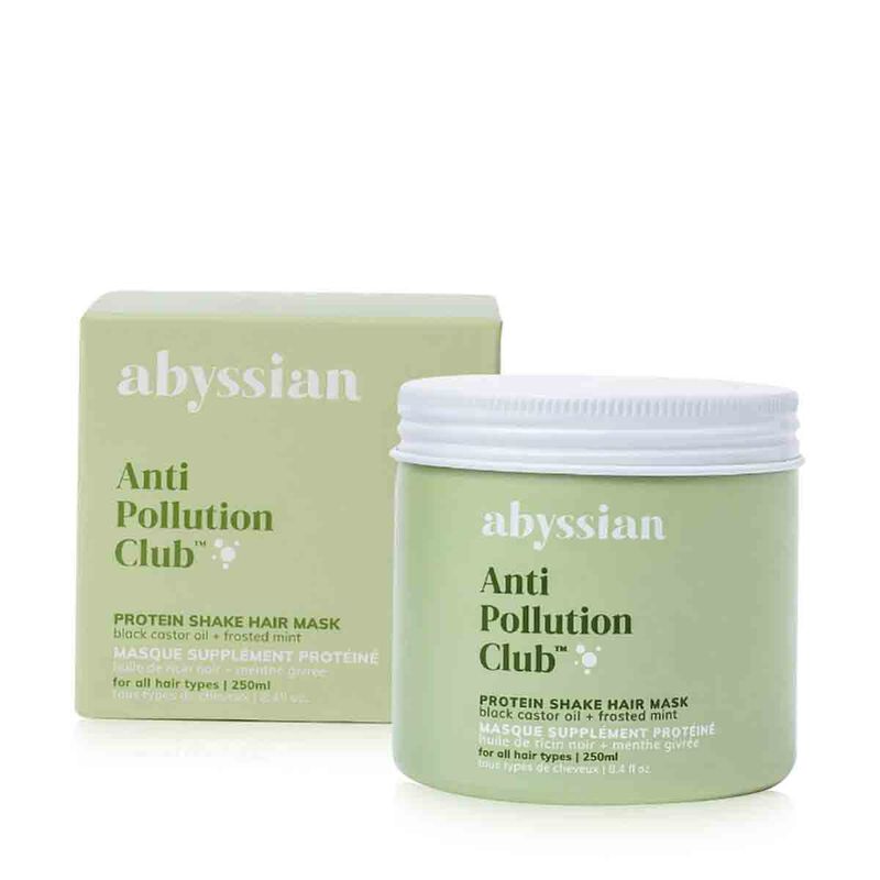 abyssian protein shake hair mask