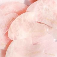 Rose Quartz Gua Cha faces rose quartz gua cha