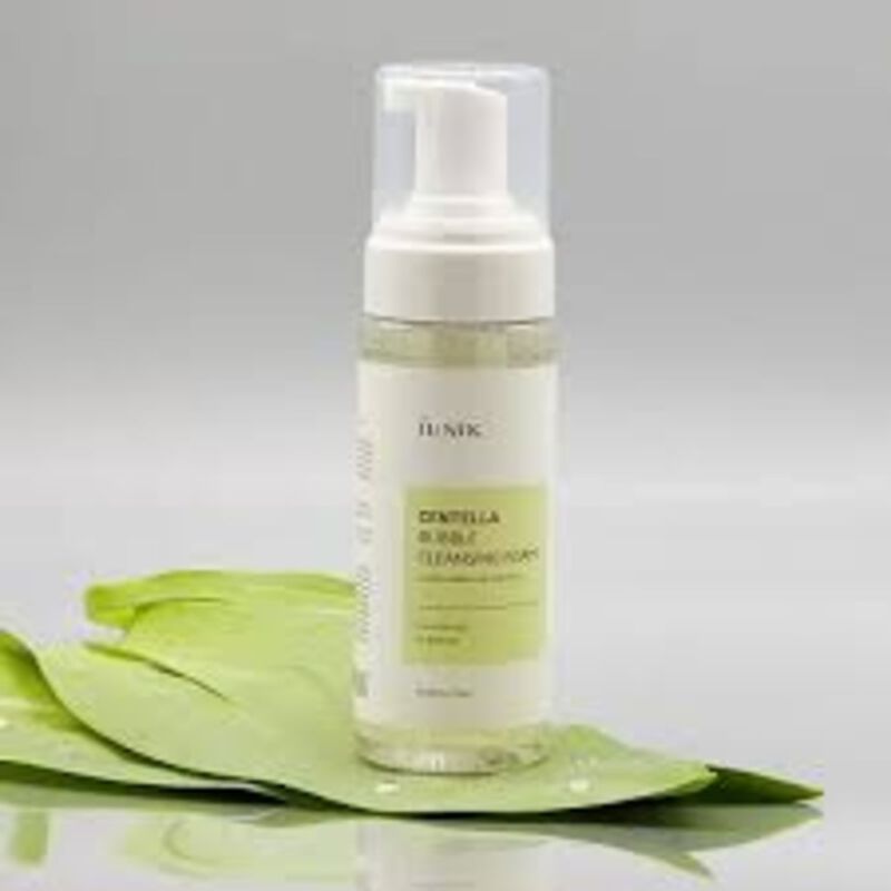 iunik centella bubble cleansing foam