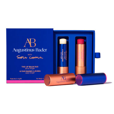 The Lip Balm Duo faces the lip balm duo