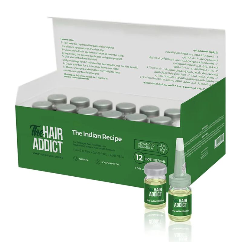 hair addict the indian recipe  12 vials