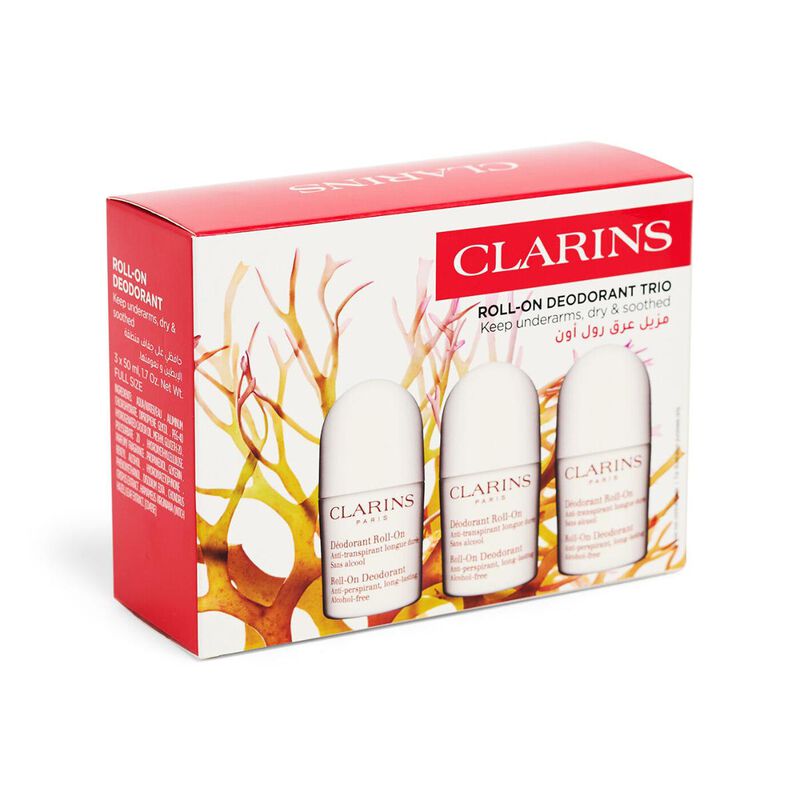 clarins gentle care rollon deodorant trio