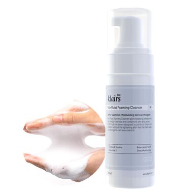 faces rich moist foaming cleanser 100ml