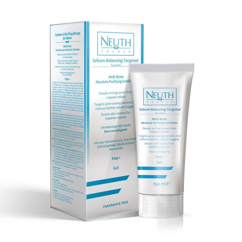 neuth france antiacne absolute purifying exfoliator 150ml (acneprone skin)