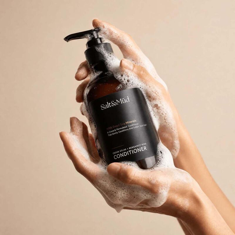 salt & mud hair conditioner with dead sea minerals