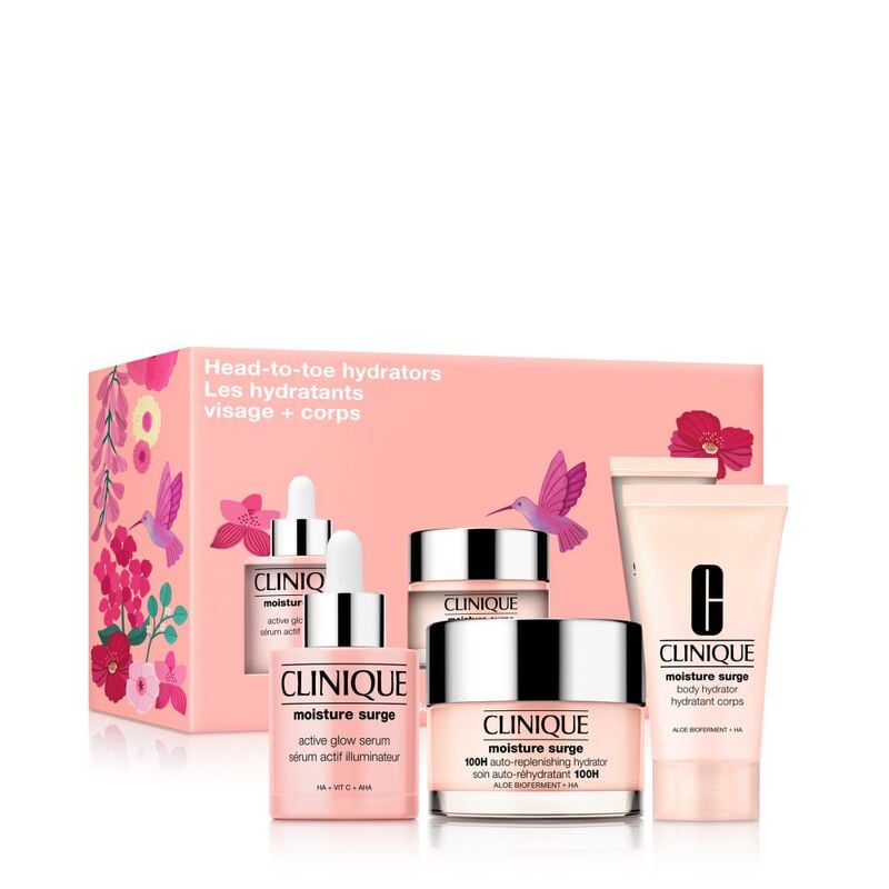 كلينيك طقم الترطيب المتكامل headtotoe hydrators skincare
